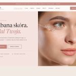 Motyw dla salonu beauty - pierwszy ekran