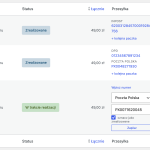 Numer przesyłki wpisywany wprost na liście zamówień w WooCommerce