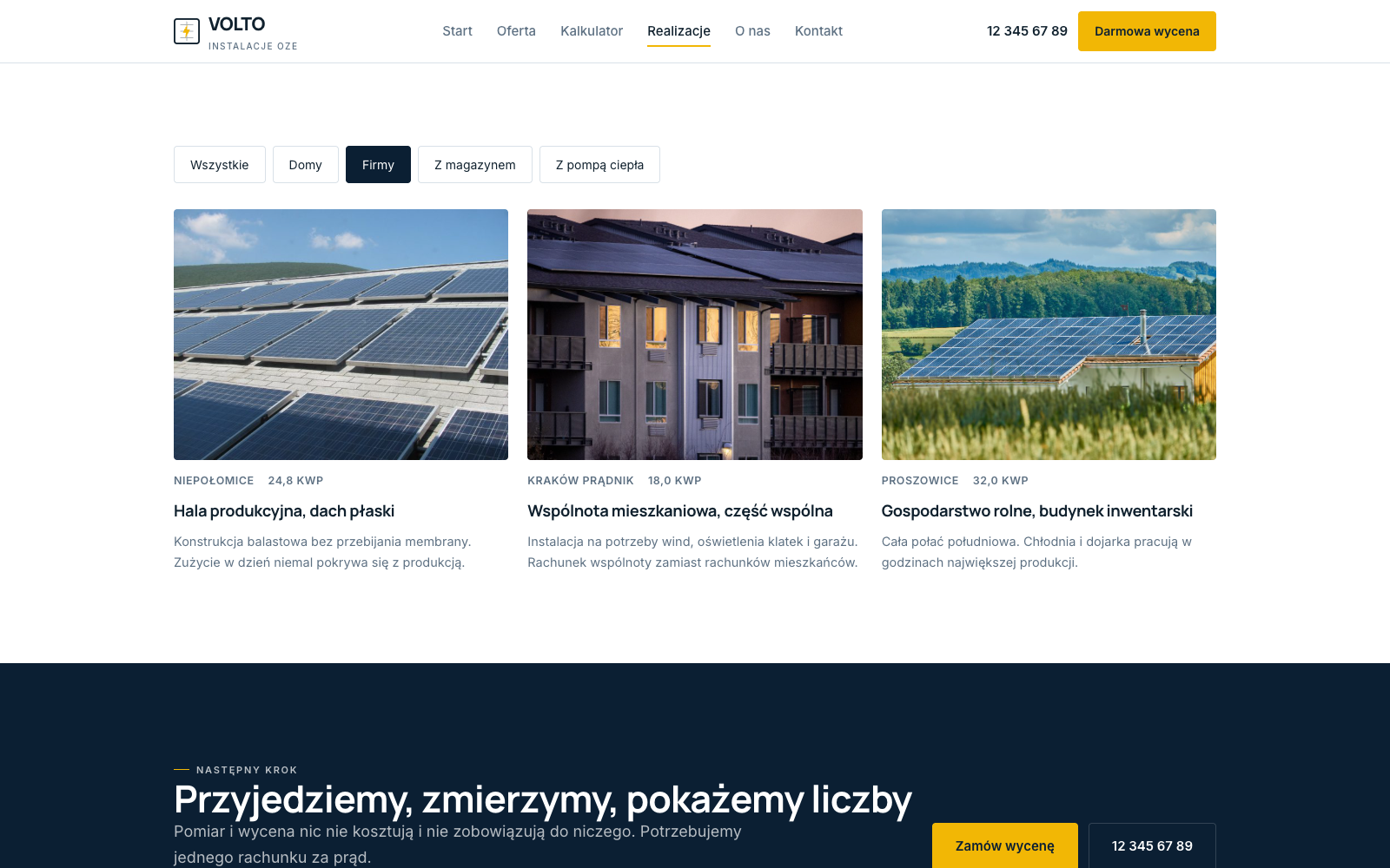 Realizacje z filtrem rodzajów