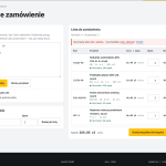 Szybkie zamówienie - lista kodów wklejona z Excela i podpowiedź przy literówce